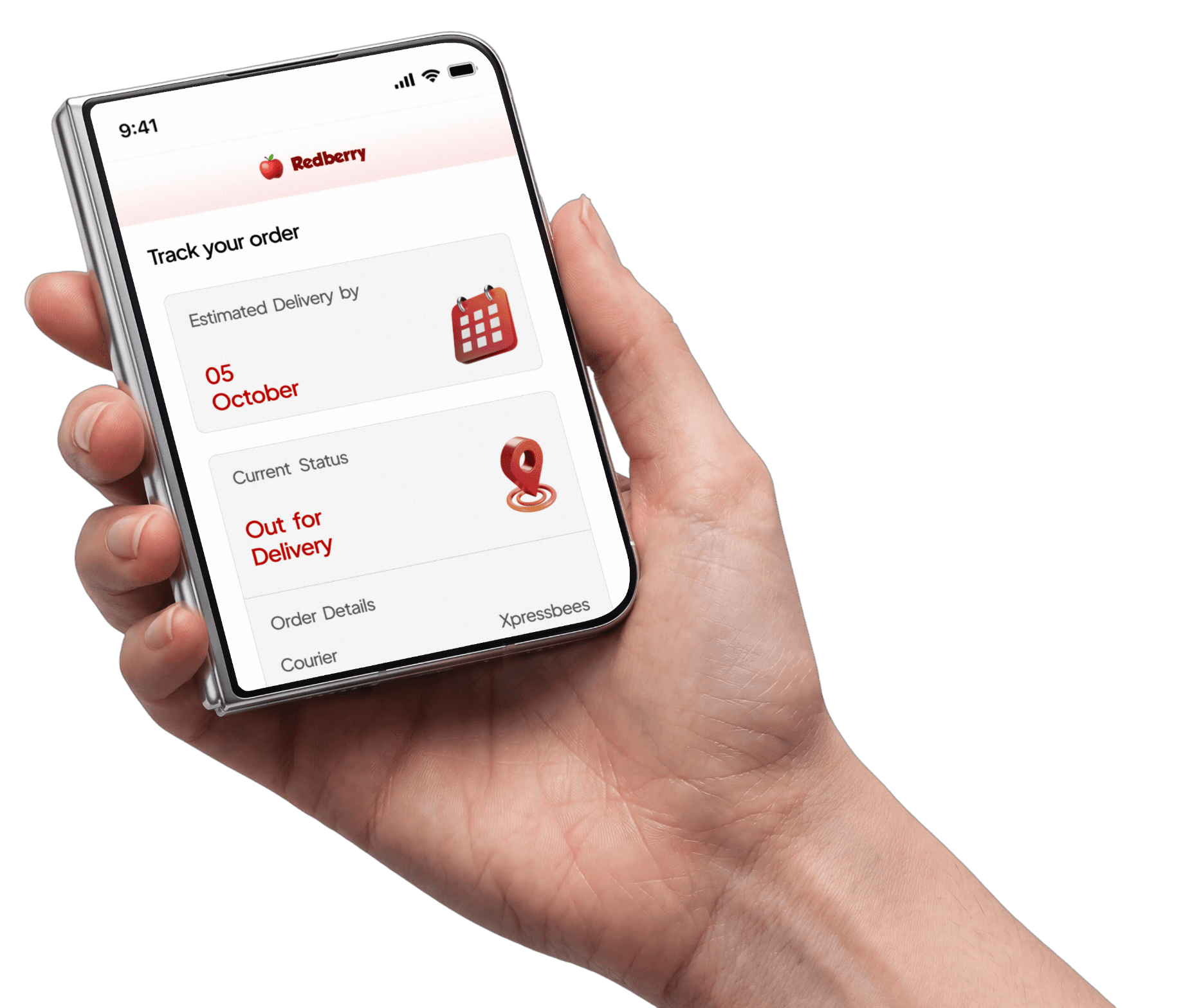 Phone on hand